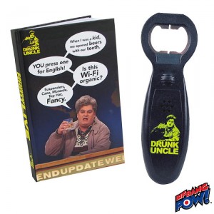 snl drunk uncle journal and bottle opener