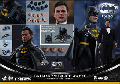 Hot Toys Batman Returns Batman and Bruce Wayne