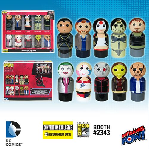 suicide squad pin mates set