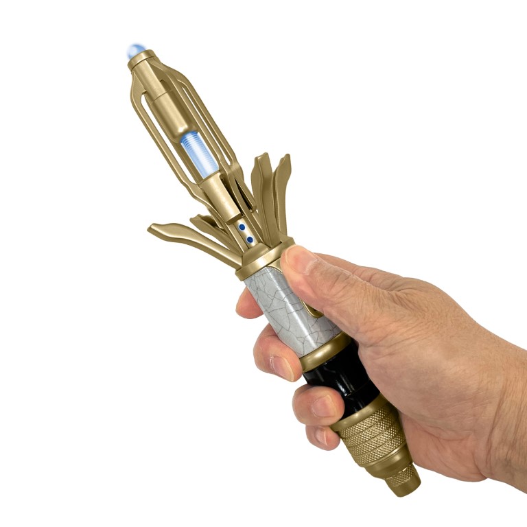 Doctor Who 14th Doctor's Sonic Screwdriver Toy – Electroplated Version – New