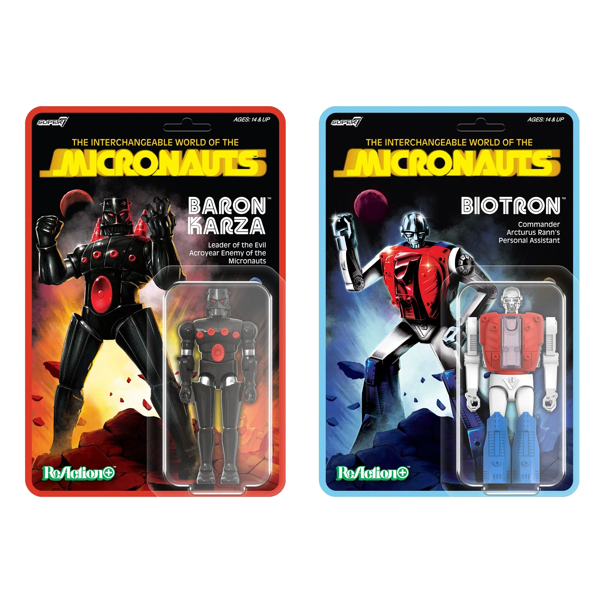 Super7 Introducing ReAction+ Micronauts – Wave 1 Pre-Sale Available Now – AwesomeToyBlog